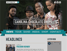 Tablet Screenshot of carolinachocolatedrops.com